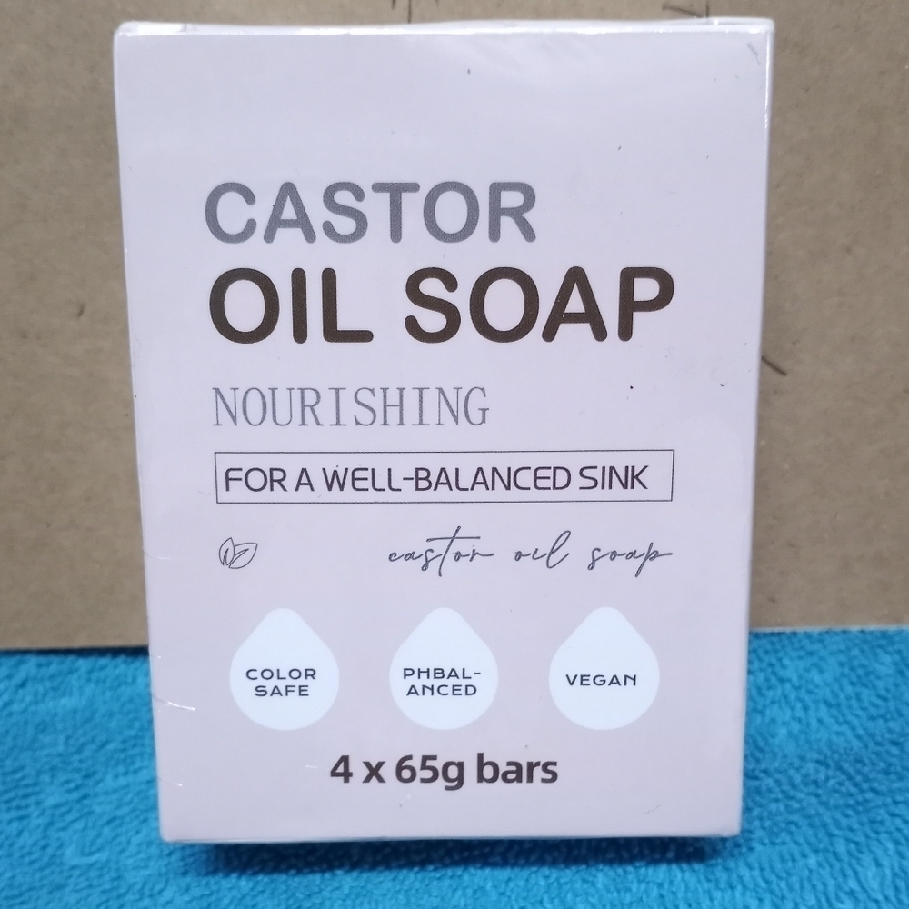 Castor Oil Soap Bars - Nourishing 4 Bars